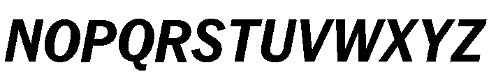 Neue York Narrow Italic 6 Font UPPERCASE