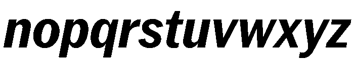Neue York Narrow Italic 6 Font LOWERCASE