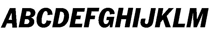 Neue York Narrow Italic 7 Font UPPERCASE
