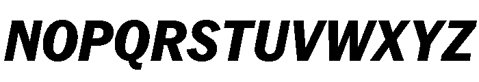 Neue York Narrow Italic 7 Font UPPERCASE