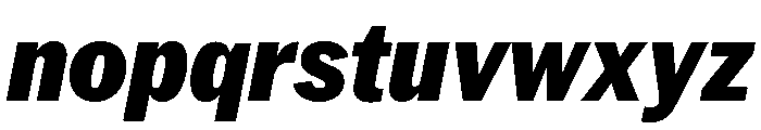 Neue York Narrow Italic 8 Font LOWERCASE