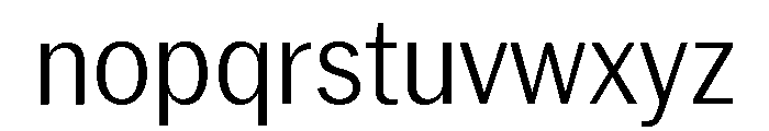 Neue York Narrow Light Narrow Italic Font LOWERCASE