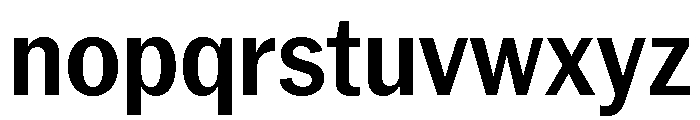 Neue York Narrow Semibold Narrow Italic Font LOWERCASE