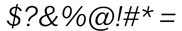 Neue York Normal Italic 2 Font OTHER CHARS