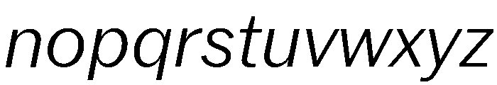Neue York Normal Italic 2 Font LOWERCASE