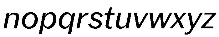 Neue York Normal Italic 3 Font LOWERCASE