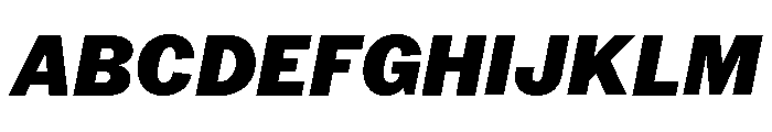 Neue York Normal Italic 8 Font UPPERCASE