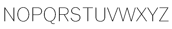 Neue York Normal Thin Italic Font UPPERCASE