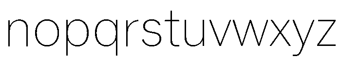 Neue York Normal Thin Italic Font LOWERCASE