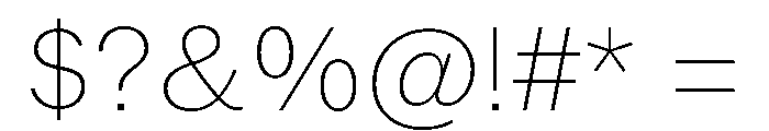 Neue York Thin Italic Font OTHER CHARS