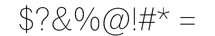 Neue York Thin Narrow Italic Font OTHER CHARS