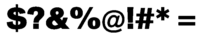 NeuemoderneGrotesk Black Font OTHER CHARS
