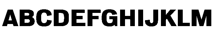 NeuemoderneGrotesk Black Font UPPERCASE