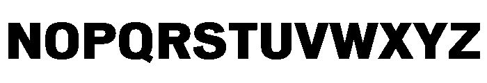 NeuemoderneGrotesk Black Font UPPERCASE