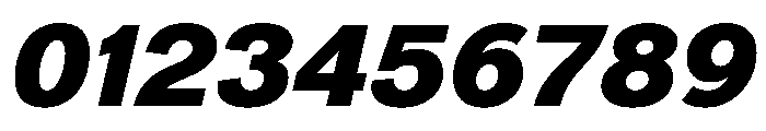 NeuemoderneGrotesk BlackItalic Font OTHER CHARS