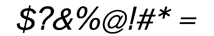 NeuemoderneGrotesk Italic Font OTHER CHARS