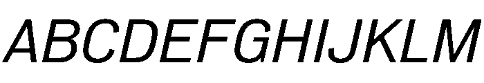 NeuemoderneGrotesk Italic Font UPPERCASE
