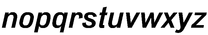 NeuemoderneGrotesk MediumItalic Font LOWERCASE