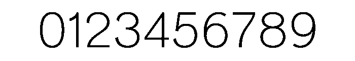 NeuemoderneGrotesk Thin Font OTHER CHARS