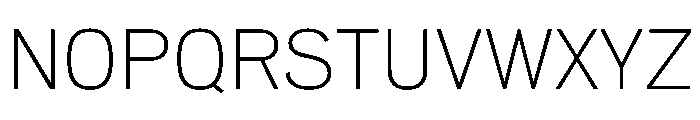 NeuemoderneGrotesk Thin Font UPPERCASE