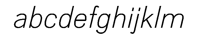 NeuemoderneGrotesk ThinItalic FONT