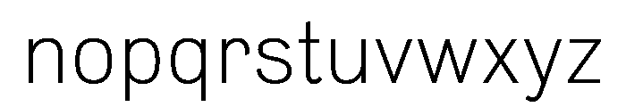 NeuemoderneGrotesk Thin Font LOWERCASE