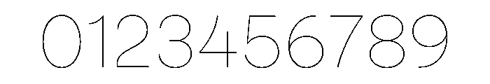 NeulisNeue Hairline Font OTHER CHARS