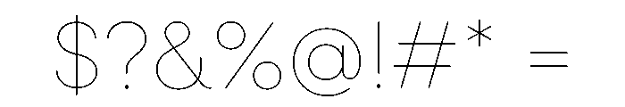 NeulisNeue Variable Font OTHER CHARS
