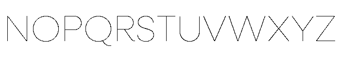 NeulisNeue Variable Font UPPERCASE