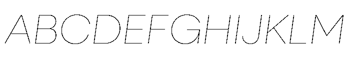 NeulisNeue VariableItalic Font UPPERCASE