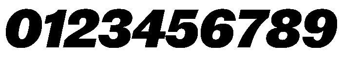 New Doric Black Italic Font OTHER CHARS