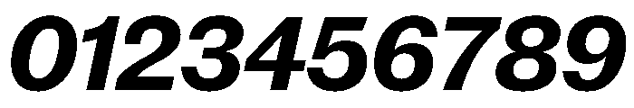 New Doric Bold Italic Font OTHER CHARS