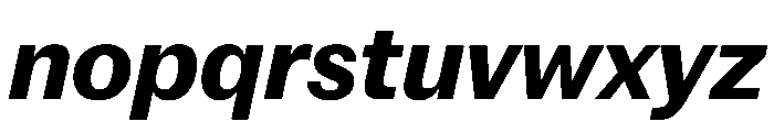 New Doric Bold Italic Font LOWERCASE