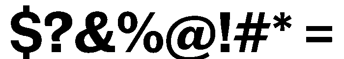 New Doric Bold Font OTHER CHARS