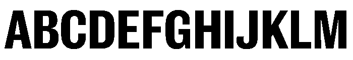 New Doric Condensed Bold Font UPPERCASE