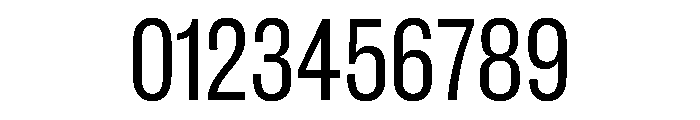 New Doric Condensed Regular Font OTHER CHARS