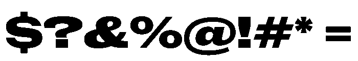New Doric Extended Black Font OTHER CHARS