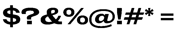 New Doric Extended Bold Font OTHER CHARS