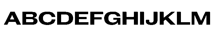 New Doric Extended Bold Font UPPERCASE