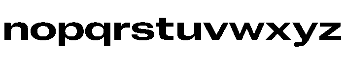 New Doric Extended Bold Font LOWERCASE