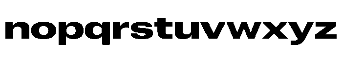 New Doric Extended Extrabold Font LOWERCASE