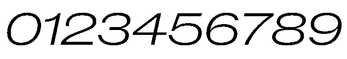 New Doric Extended Light Italic Font OTHER CHARS