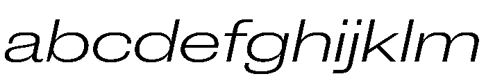 New Doric Extended Light Italic FONT
