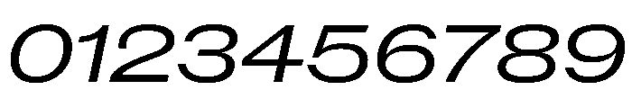 New Doric Extended Regular Italic Font OTHER CHARS