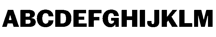 New Doric Extrabold Font UPPERCASE