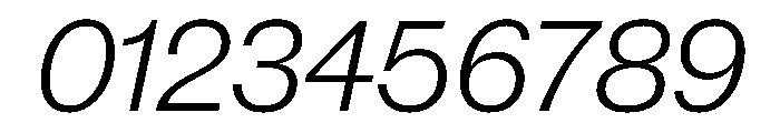 New Doric Light Italic Font OTHER CHARS