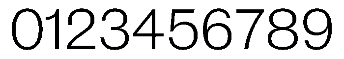 New Doric Light Font OTHER CHARS