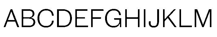 New Doric Light Font UPPERCASE