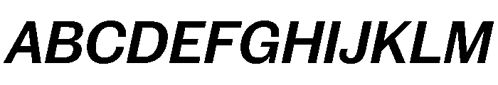 New Doric Medium Italic Font UPPERCASE