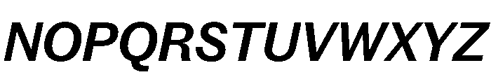 New Doric Medium Italic Font UPPERCASE